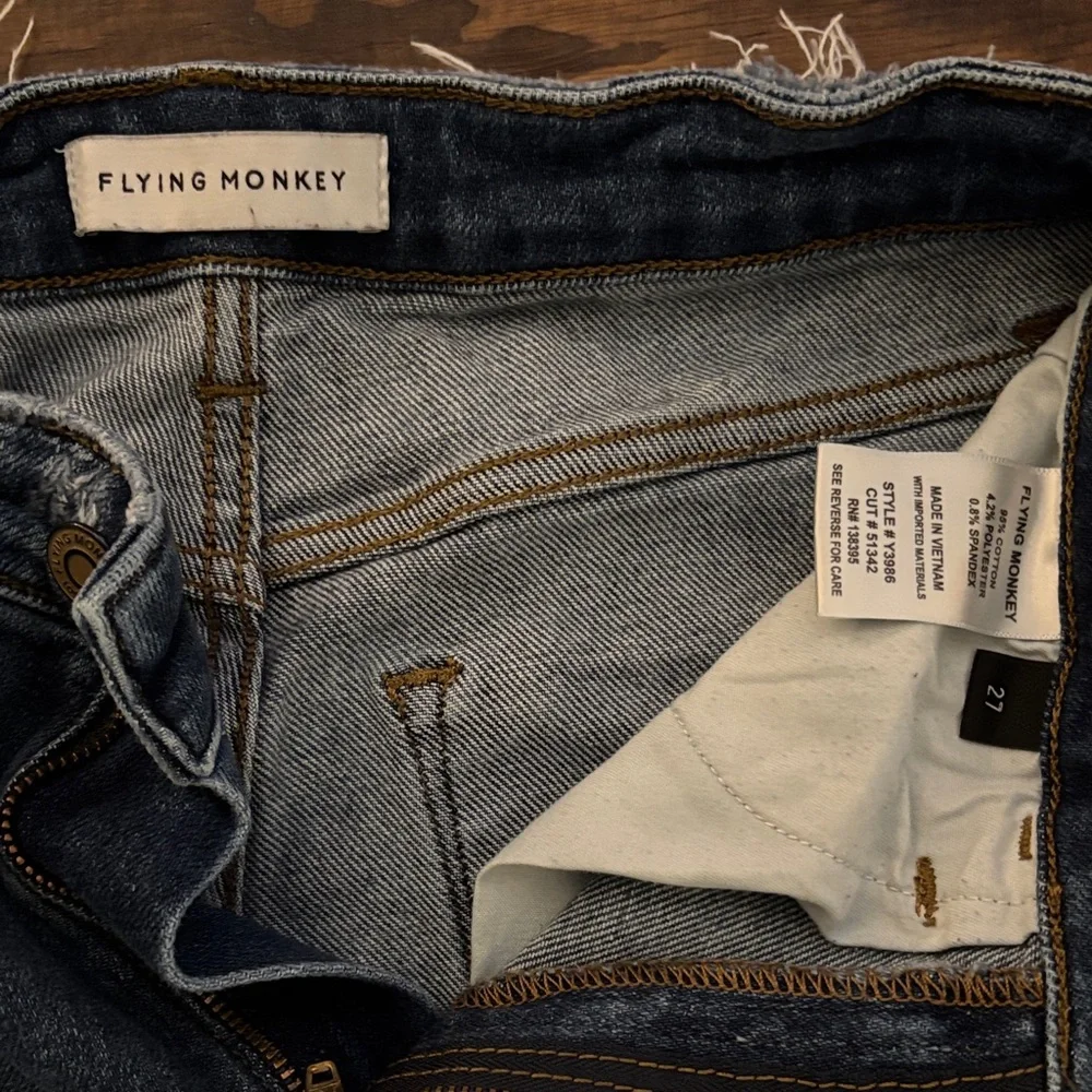 Flying Monkey High Rise Denim Jeans - Picture 3 of 3